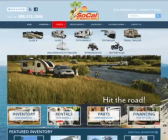 Socalrvsales.com(So Cal RV Rentals & Sales) Screenshot