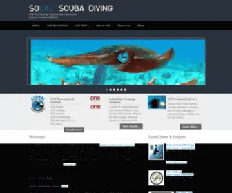 Socalscubadiving.com(SOCAL SCUBA DIVING) Screenshot