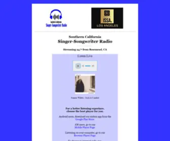 Socalsingersongwriterradio.com(Southern California Singer) Screenshot