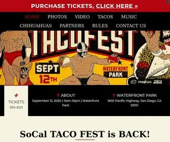 Socaltacofest.com(SoCal Taco Fest 2022) Screenshot