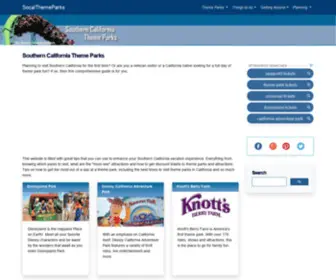 Socalthemeparks.com(Your guide to Southern California Theme Parks) Screenshot