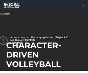 SocalvBC.com(Character-driven volleyball teams and lessons in North County, San Diego) Screenshot