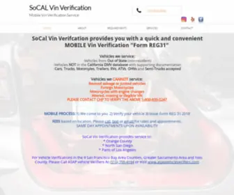 Socalvinverification.com(Socalvinverification) Screenshot