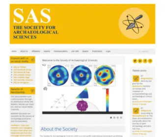 Socarchsci.org(Society for Archaeological Sciences) Screenshot