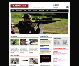 Socasa.org(Southern California Airgun Shooters Association) Screenshot