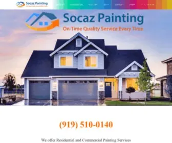 Socazpainting.com(Socaz Painting) Screenshot