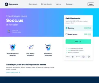 Socc.us(Premium Domain) Screenshot