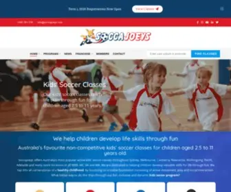 Soccajoeys.com.au(Kids Soccer Classes) Screenshot