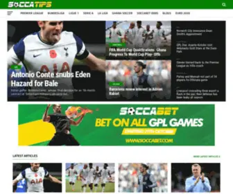 Soccatips.com(Football news) Screenshot