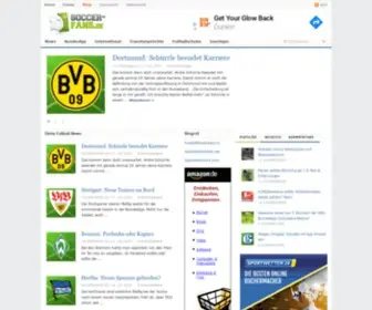 Soccer-Fans.de(Fußball) Screenshot