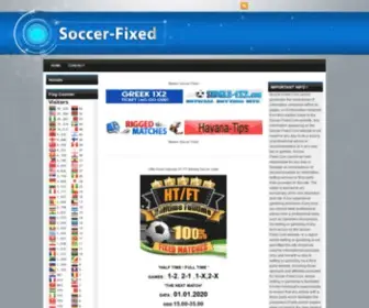 Soccer-Fixed.com(Soccer Fixed Matches) Screenshot