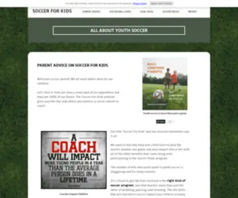 Soccer-For-Kids.com(Soccer For Kids) Screenshot