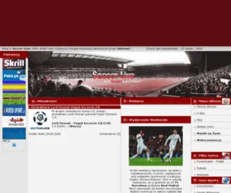 Soccer-Live.com.pl(Mecze na Ĺźywo przez Internet) Screenshot