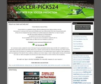 Soccer-Picks24.com Screenshot