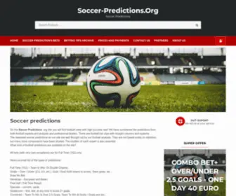 Soccer-Predictions.org Screenshot