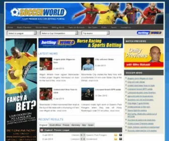 Soccer-World.co.za Screenshot