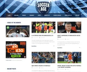 Soccerage.com(Soccerage) Screenshot