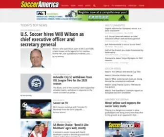 Socceramerica.com(Soccer America) Screenshot