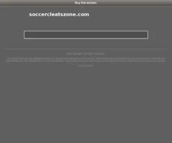 Soccercleatszone.com(Soccer Cleats) Screenshot