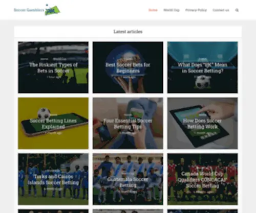 Soccergamblers.com Screenshot