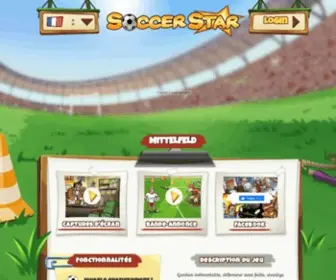Soccergame.fr(Jeu de rôle en ligne) Screenshot
