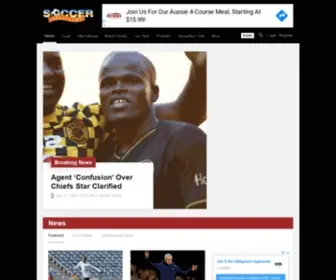 Soccerladuma.com(South African soccer news) Screenshot