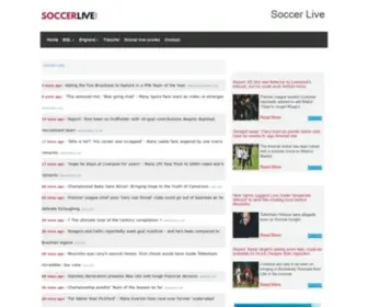 Soccerlive.news(Football News) Screenshot