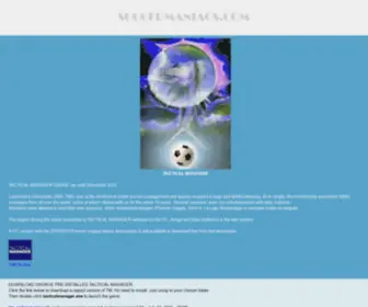 Soccermaniacs.com(Makers of Tactical Manager) Screenshot