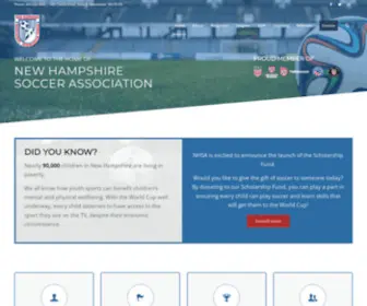 Soccernh.com(New Hampshire Soccer League) Screenshot