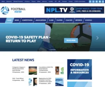 Soccernsw.com.au(Football NSW) Screenshot