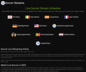 Socceronline.me(Soccer Streams) Screenshot