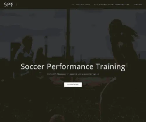 Soccerperformancetraining.com(Focused soccer training) Screenshot