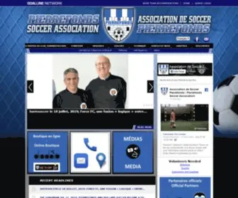 Soccerpierrefonds.ca(Association de Soccer Pierrefonds) Screenshot