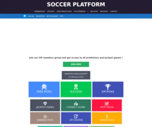 Soccerplatform.me(SOCCER PLATFORM) Screenshot