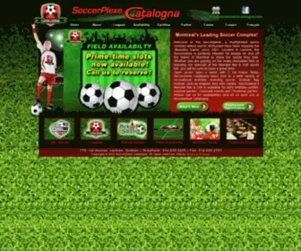 Soccerplexecatalogna.com(Reasons for popularity & 11 interesting facts about soccer) Screenshot