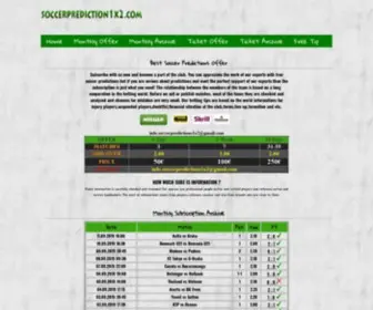 Soccerprediction1X2.com(Control Panel) Screenshot