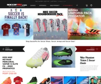 Soccerpro.com(Soccer shoes) Screenshot