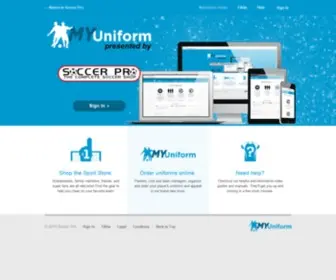 Soccerprouniform.com(Soccerprouniform) Screenshot