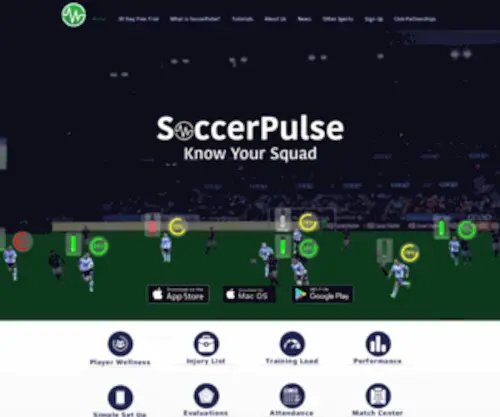 Soccerpulse.net(Know Your Squad) Screenshot