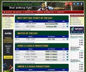 Soccerpunt.com Screenshot