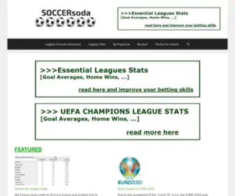 Soccersoda.com(HOME) Screenshot