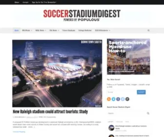 Soccerstadiumdigest.com(Soccer Stadium Digest) Screenshot