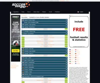 Soccerstats247.com Screenshot