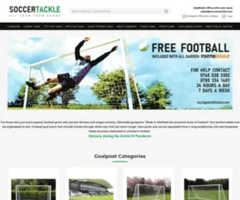 Soccertackle.com(Football Goal Posts) Screenshot