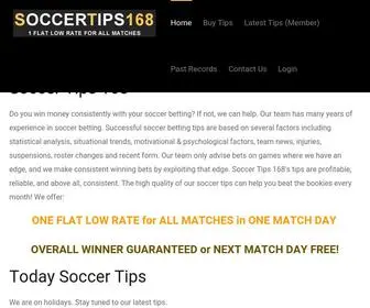 Soccertips168.com(Soccer TipsSoccer Tips 168) Screenshot