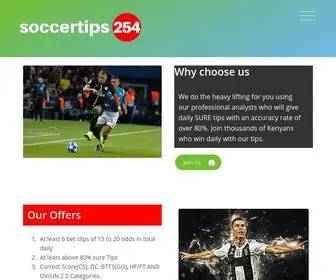 Soccertips254.com(Soccertips2554) Screenshot