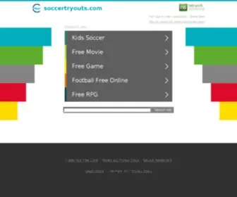 Soccertryouts.com(Soccertryouts) Screenshot