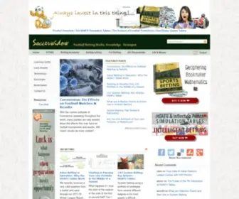 Soccerwidow.com(Soccerwidow teaches the fundamentals of finance and statistics and) Screenshot