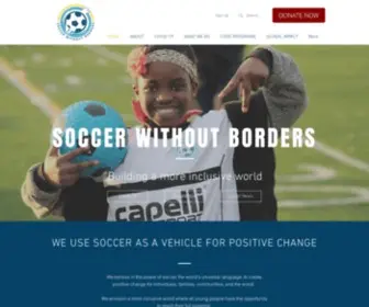 Soccerwithoutborders.org(Soccer Without Borders) Screenshot