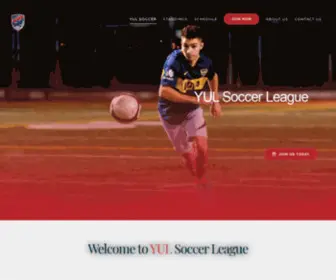 Socceryul.ca(Yul Soccer League Football News) Screenshot